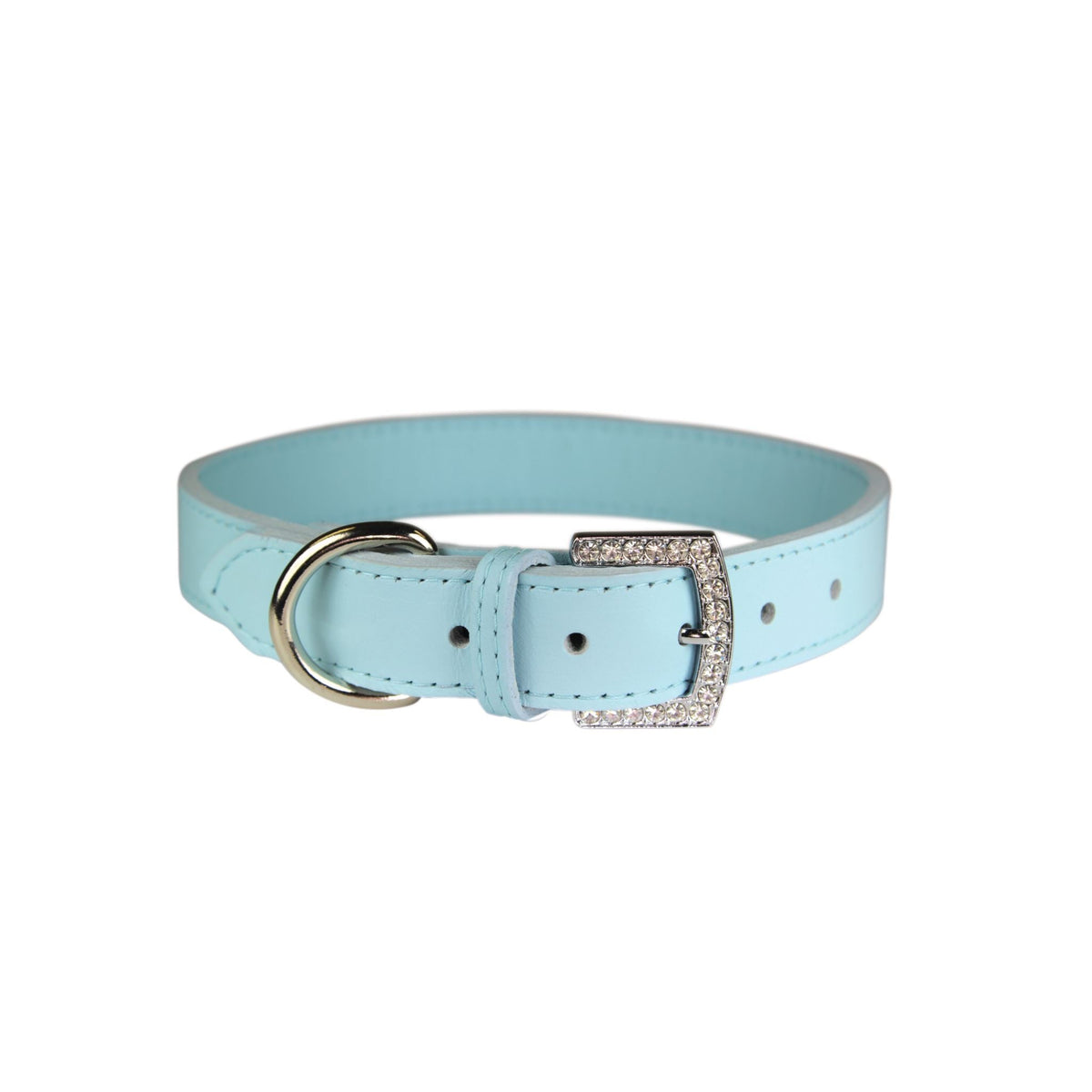 Bling Dog Collar - Baby Blue
