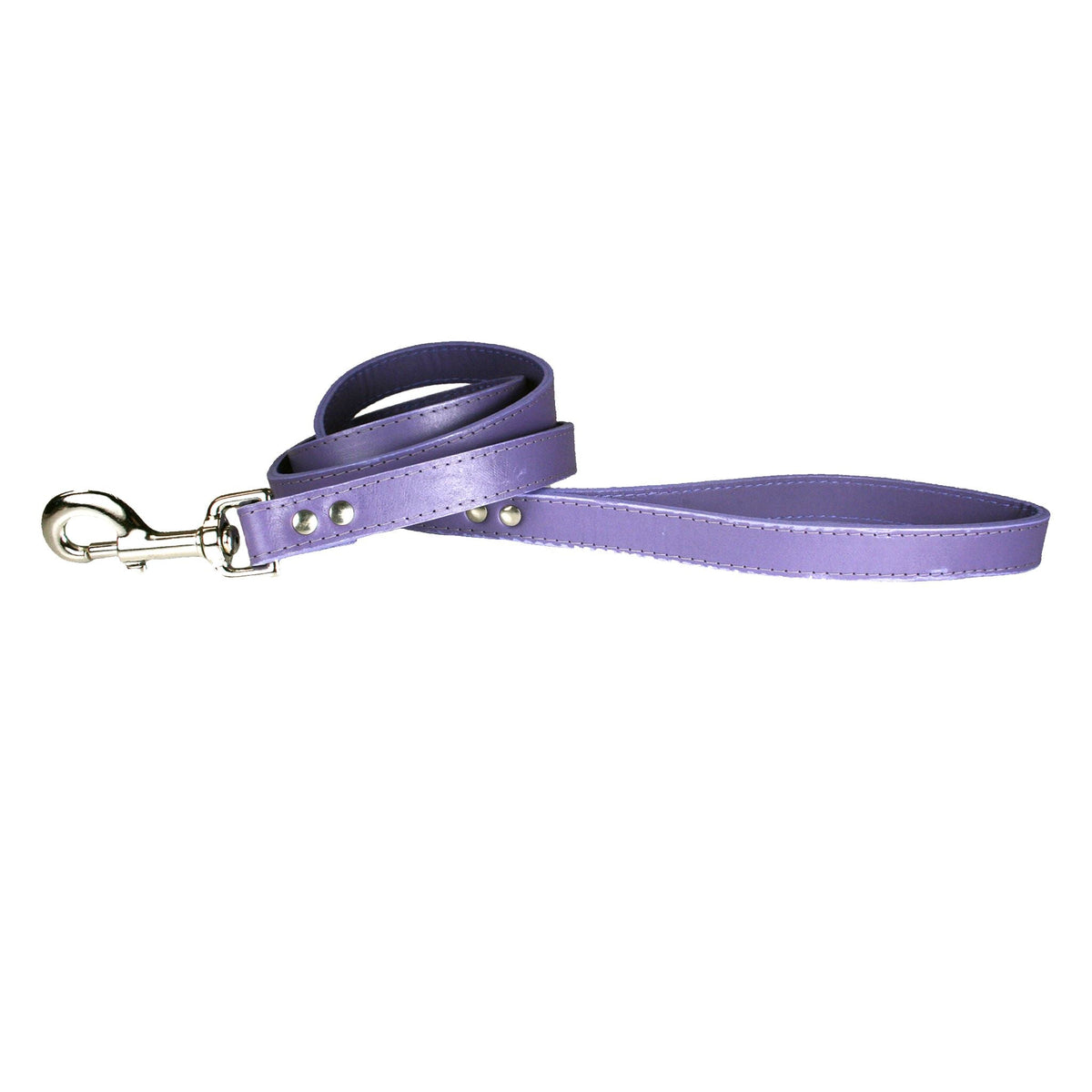 Lavender Leather Pet Leash