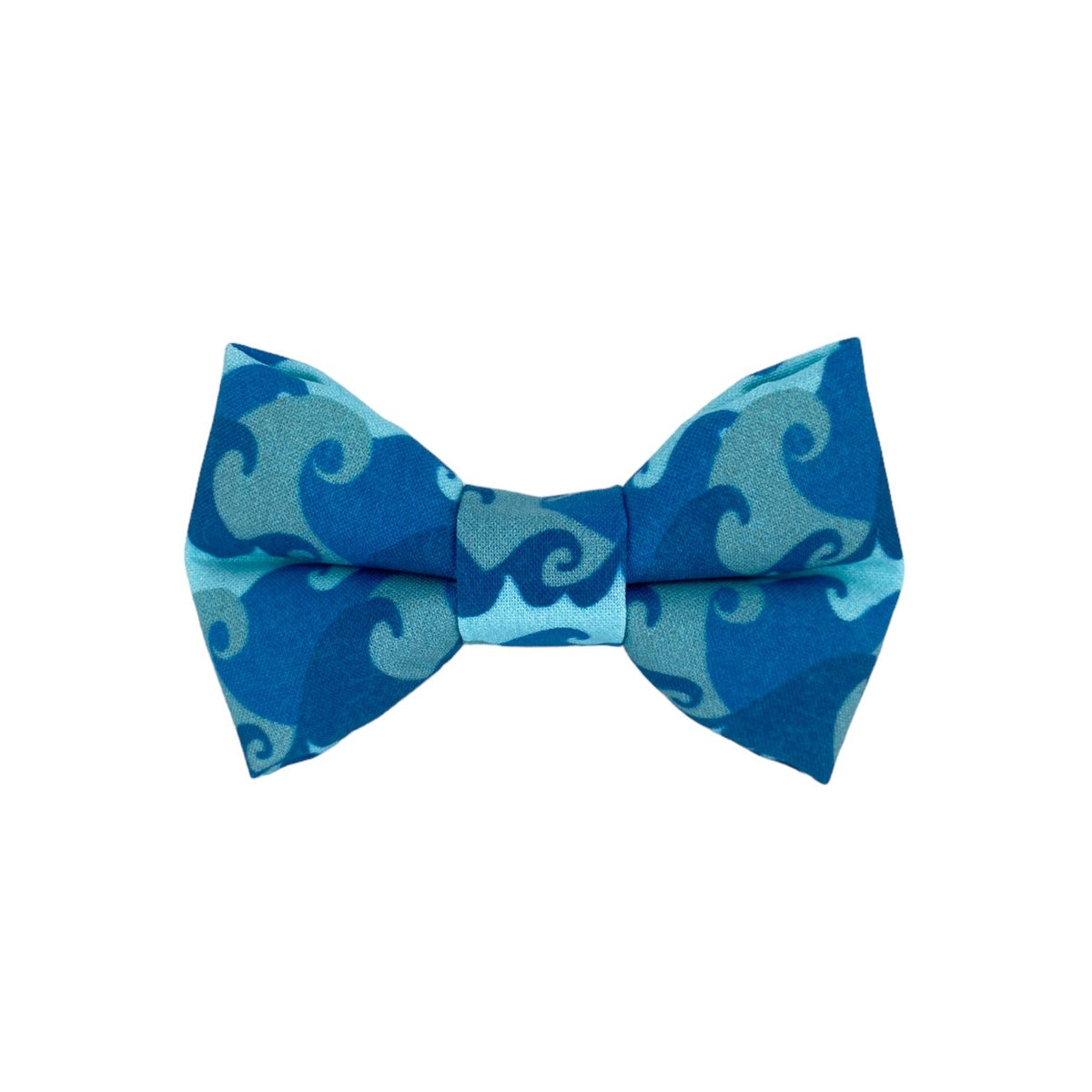Waves Dog Collar Bow Tie